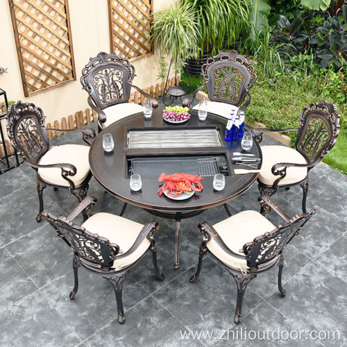 Leisure Home and Garden Furniture Cast Aluminum Chair